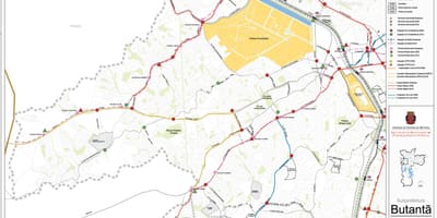 Kat jeyografik nan Butantã São Paulo - Piblik transpòte