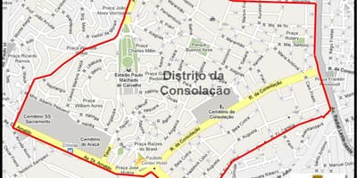 Kat jeyografik nan Consolação São Paulo