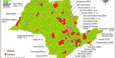 Kat jeyografik nan enstiti Federal la nan São Paulo - IFSP