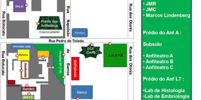 Kat jeyografik nan federal inivèsite a nan São Paulo - UNIFESP