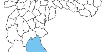 Kat jeyografik nan Grajaú distri