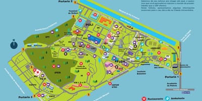 Kat jeyografik nan inivèsite Armando de Salles Oliveira - CUASO