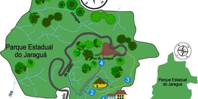 Kat jeyografik nan Jaraguá Pik
