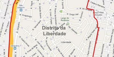 Kat jeyografik nan Liberdade São Paulo