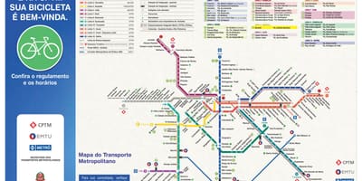 Kat jeyografik nan monte bisiklèt gid São Paulo
