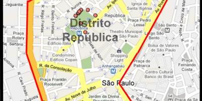Kat jeyografik nan República São Paulo