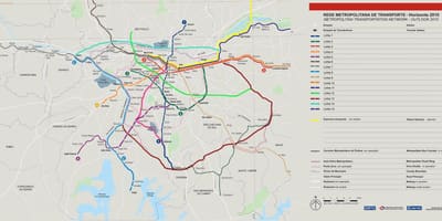 Kat jeyografik nan rezo transpò São Paulo