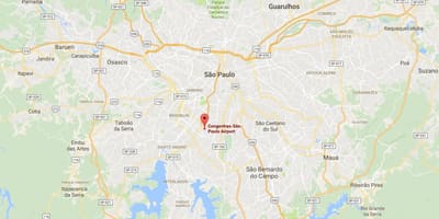 Kat jeyografik nan São Paulo Congonhas ayewopò