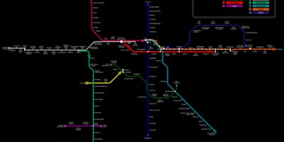 Kat jeyografik nan São Paulo CPTM angletè