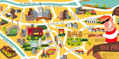 Kat jeyografik nan São Paulo konsepsyon