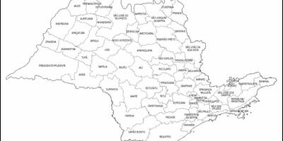 Kat jeyografik nan São Paulo vyèj - mikwo-rejyon