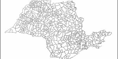 Kat jeyografik nan São Paulo vyèj - minisipalite yo