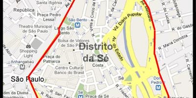 Kat jeyografik nan Sé São Paulo