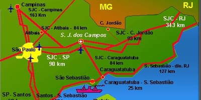 Kat jeyografik nan Sao Jose dos Campos ayewopò