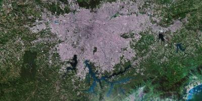 Kat jeyografik nan São Paulo satelit