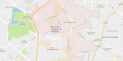 Kat jeyografik nan Vila Mariana São Paulo