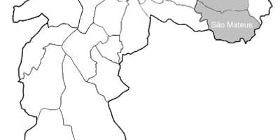 Kat jeyografik nan zòn Leste 1 São Paulo