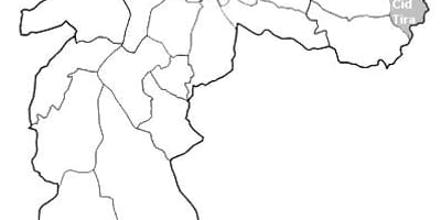 Kat jeyografik nan zòn Leste 2 São Paulo