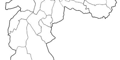 Kat jeyografik nan zòn Nordeste São Paulo